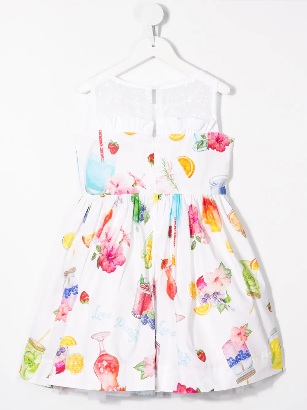 Monnalisa sequinned tulle dress | Girls Party & Special Occasion Dresses | Image 2