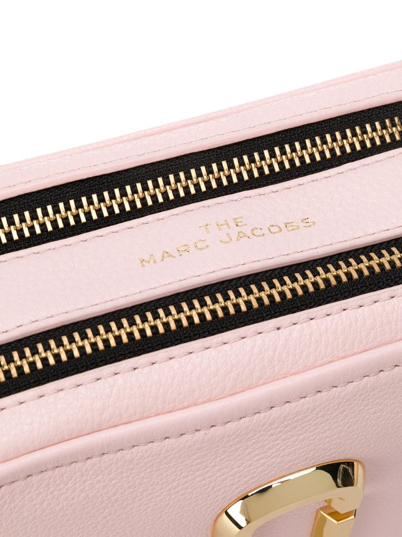 MARC JACOBS Softshot Pearlized Leather Crossbody