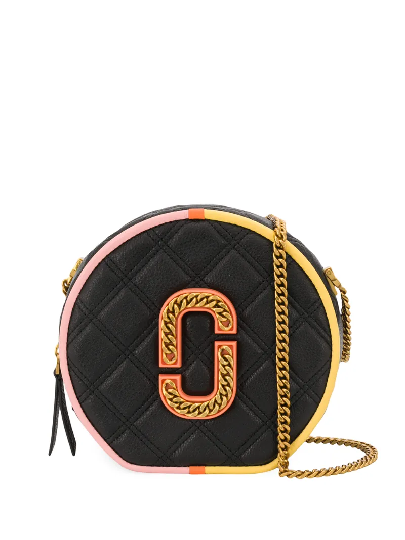 Marc Jacobs The Colorblocked Status Round Crossbody Bag In Black ModeSens
