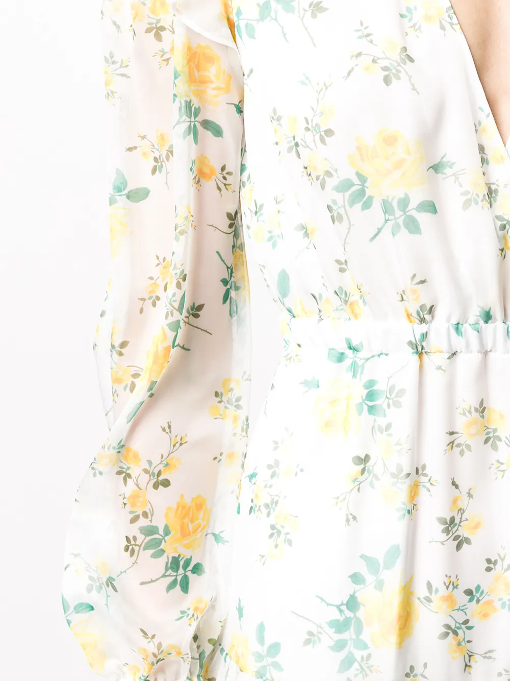 Philosophy Di Lorenzo Serafini Jurk met bloemenprint Beige