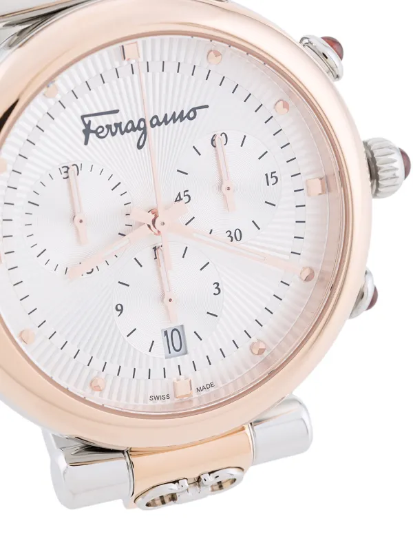 Salvatore Ferragamo Watches Ora 双色腕表 Farfetch