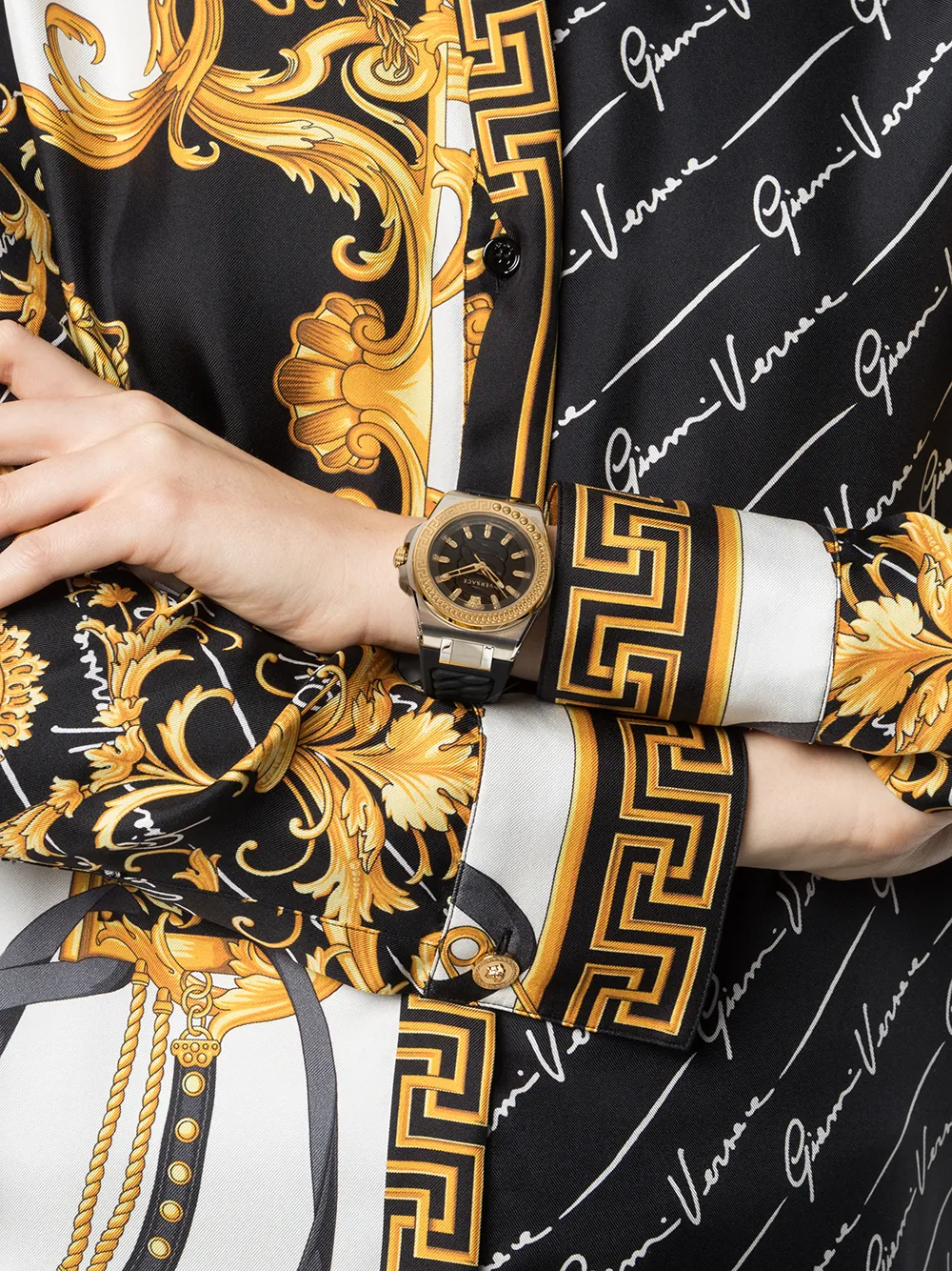 Versace Vanitas VK703 0013 Watch Shade Station 55 OFF