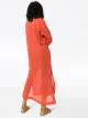 Three Graces August semi-sheer kaftan dress