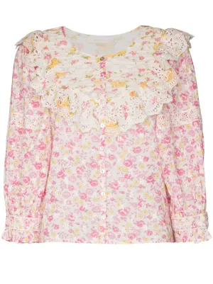 love shack fancy blouse