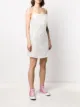 Kirin logo print mini dress