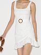 Image 2 of De La Vali Christabel belted mini dress