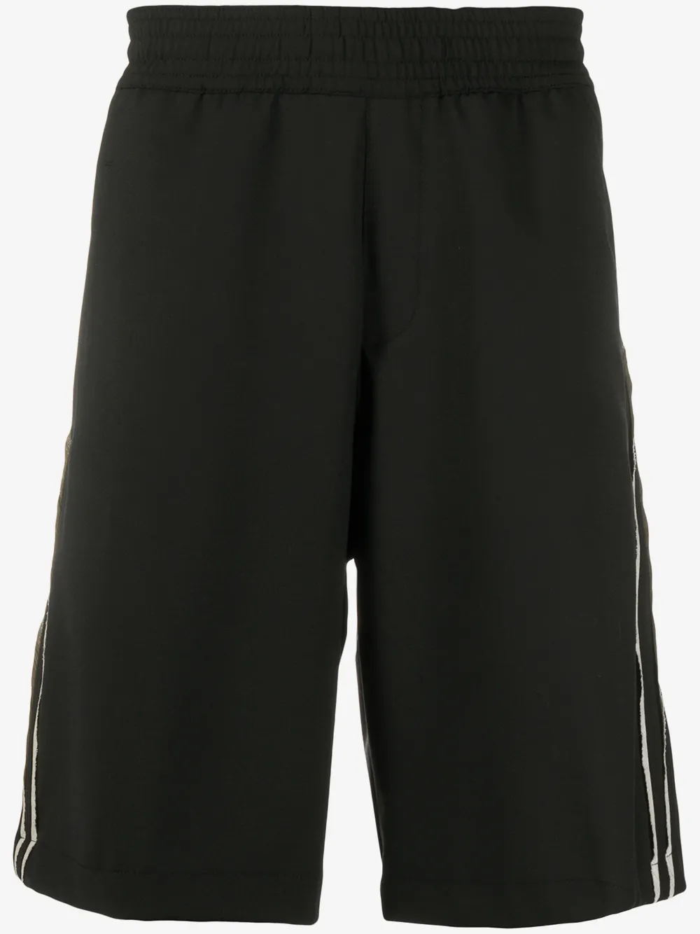 Neil Barrett side stripes track shorts | Black | Image 1