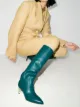 Paris Texas 70mm leather knee boots
