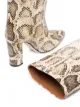 Image 2 of Paris Texas 100mm python-print leather boots