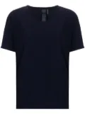 Norma Kamali solid-color T-shirt - Blue