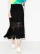 Alanui handmade net crochet skirt