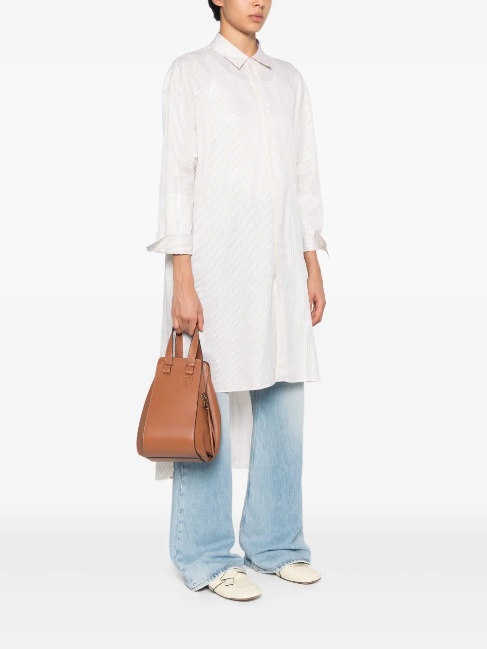  Loewe Kleine Hammock Handtasche   Braun 