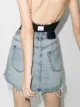 Ksubi wraparound denim skirt