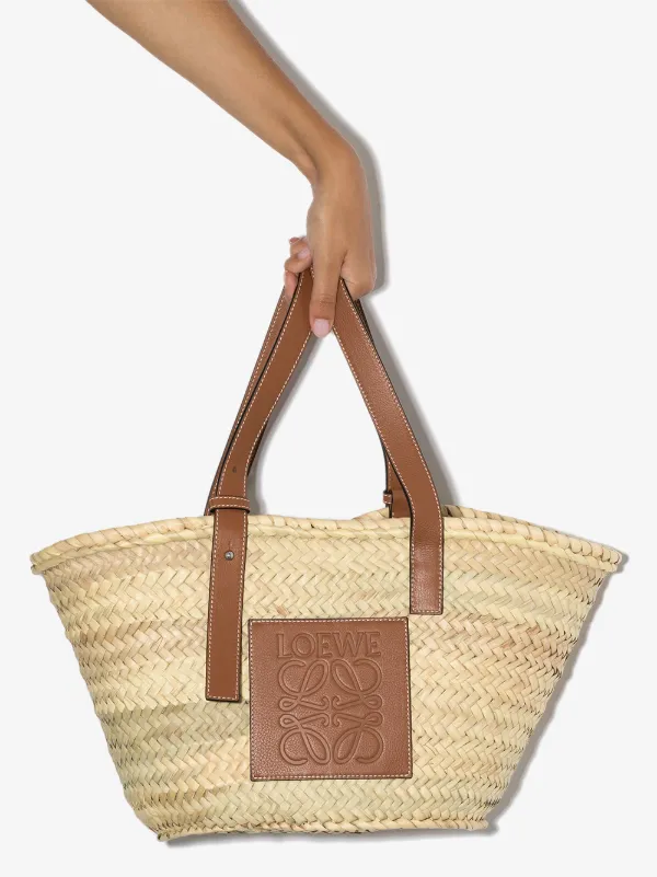 loewe straw tote