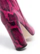 Image 2 of Paris Texas python print knee-high boots