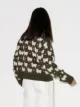 Alanui brushed sheep crewneck jumper