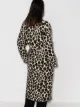 Alanui leopard bouclé wrap coat