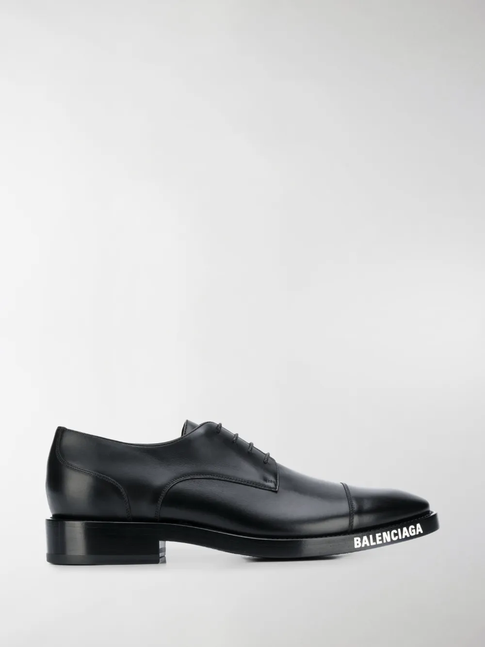 BALENCIAGA LOGO-PRINT DERBY SHOES,590716WA72015151123