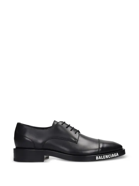Balenciaga logo-print Derby shoes