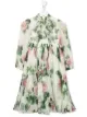 Image 1 of Dolce & Gabbana Kids tropical rose print dress