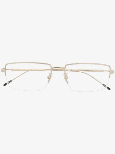 Montblanc rectangle-frame glasses