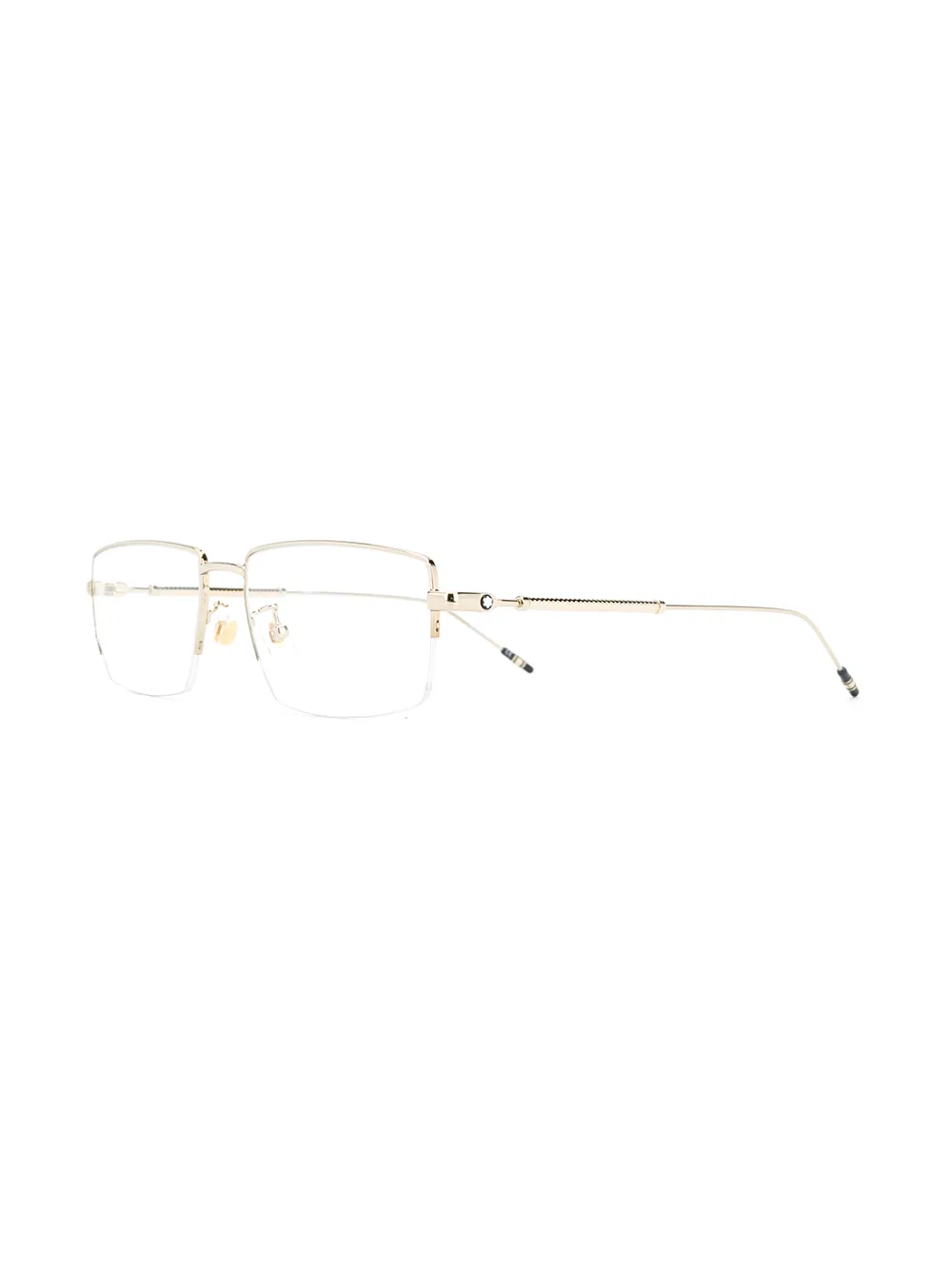 Montblanc rectangle-frame glasses | Men