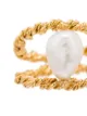 Image 2 of Joanna Laura Constantine Twist Wire gold-plated pearl ring