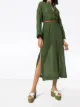 Image 2 of Three Graces August semi-sheer kaftan dress