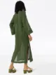 Three Graces August semi-sheer kaftan dress