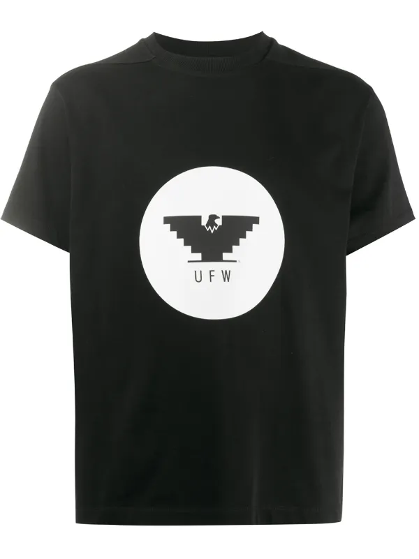 Rick Owens Logo Print Crewneck T Shirt Farfetch