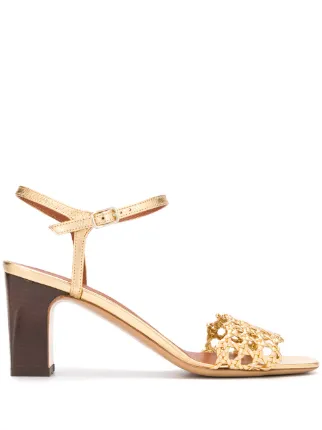 Michel vivien gold sandals top