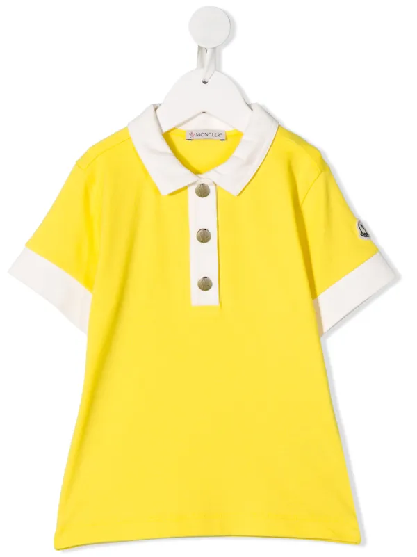 moncler polo badge on arm