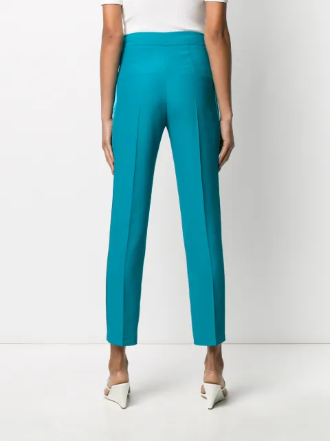 satin stripe trousers