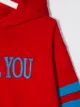 Alberta Ferretti Kids هودي بطبعة 'I Love You'