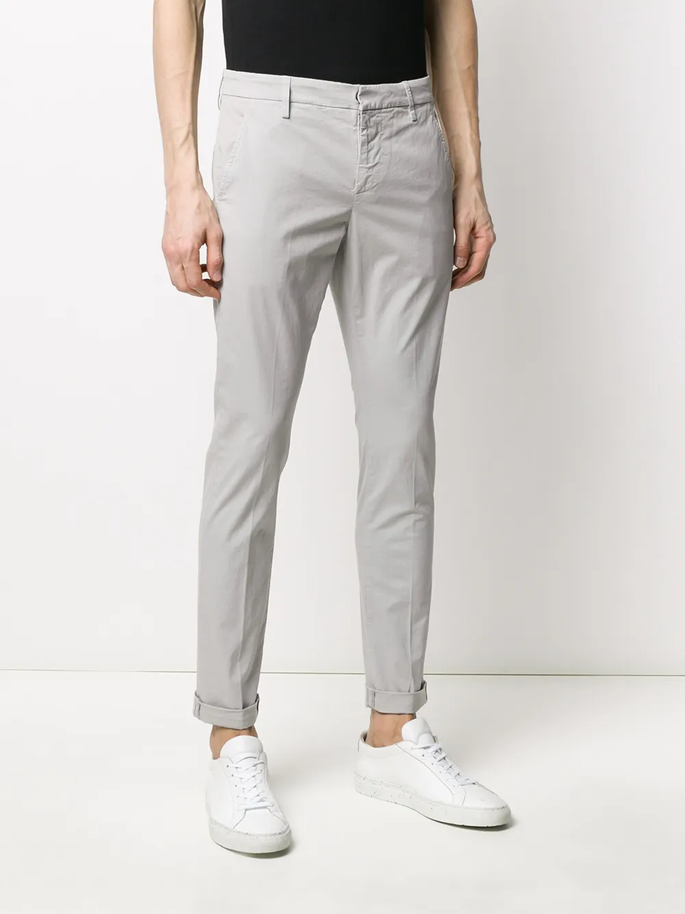  Dondup Schmale Chino   Grau 