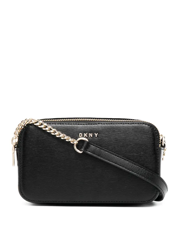 dkny camera bag black