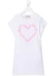 الصورة 1 من Alberta Ferretti Kids تيشيرت طويل بتطريز Love Is Love