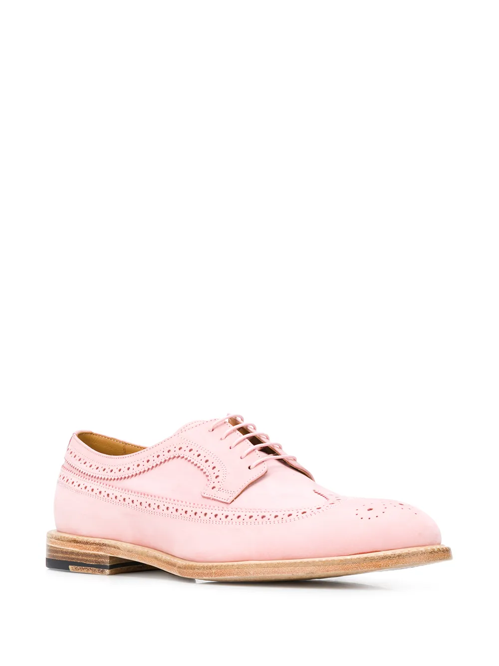 Paul Smith Brogues met geperforeerd detail - Roze