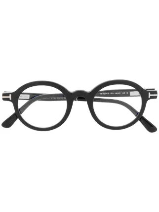 Tom ford black round glasses top