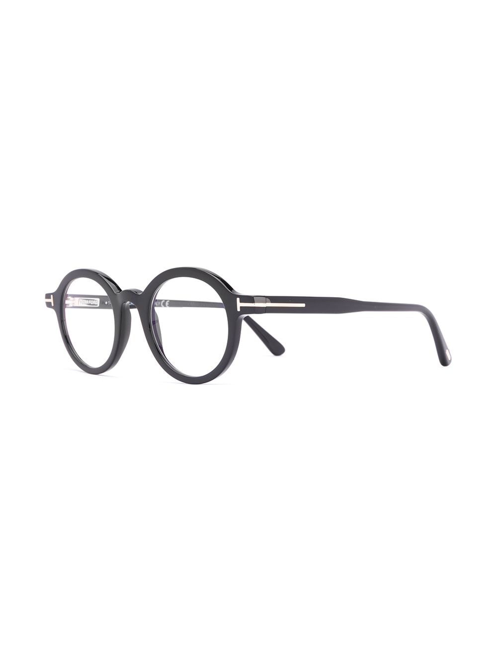 Image 2 of TOM FORD Eyewear polished-effect round-frame glasses