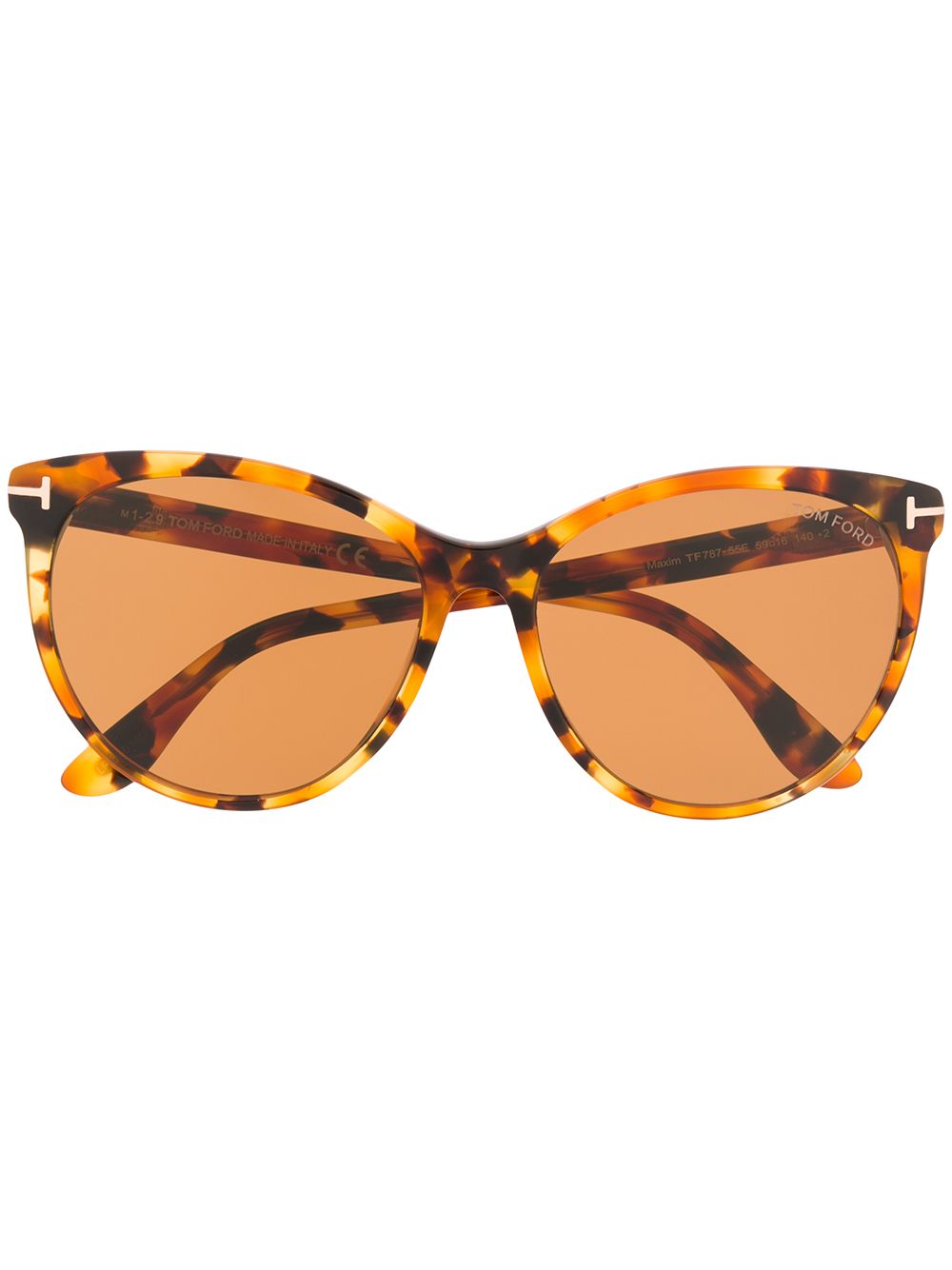 Tom Ford Oversized Frame Sunglasses In Brown