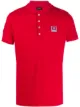 Image 1 of Diesel short-sleeved logo patch polo shirt