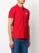 Diesel short-sleeved logo patch polo shirt