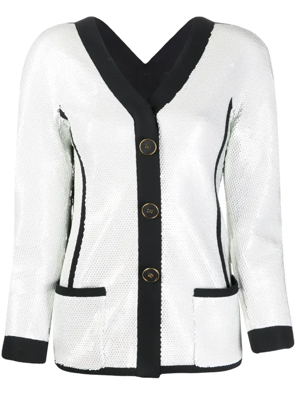 chanel white jacket