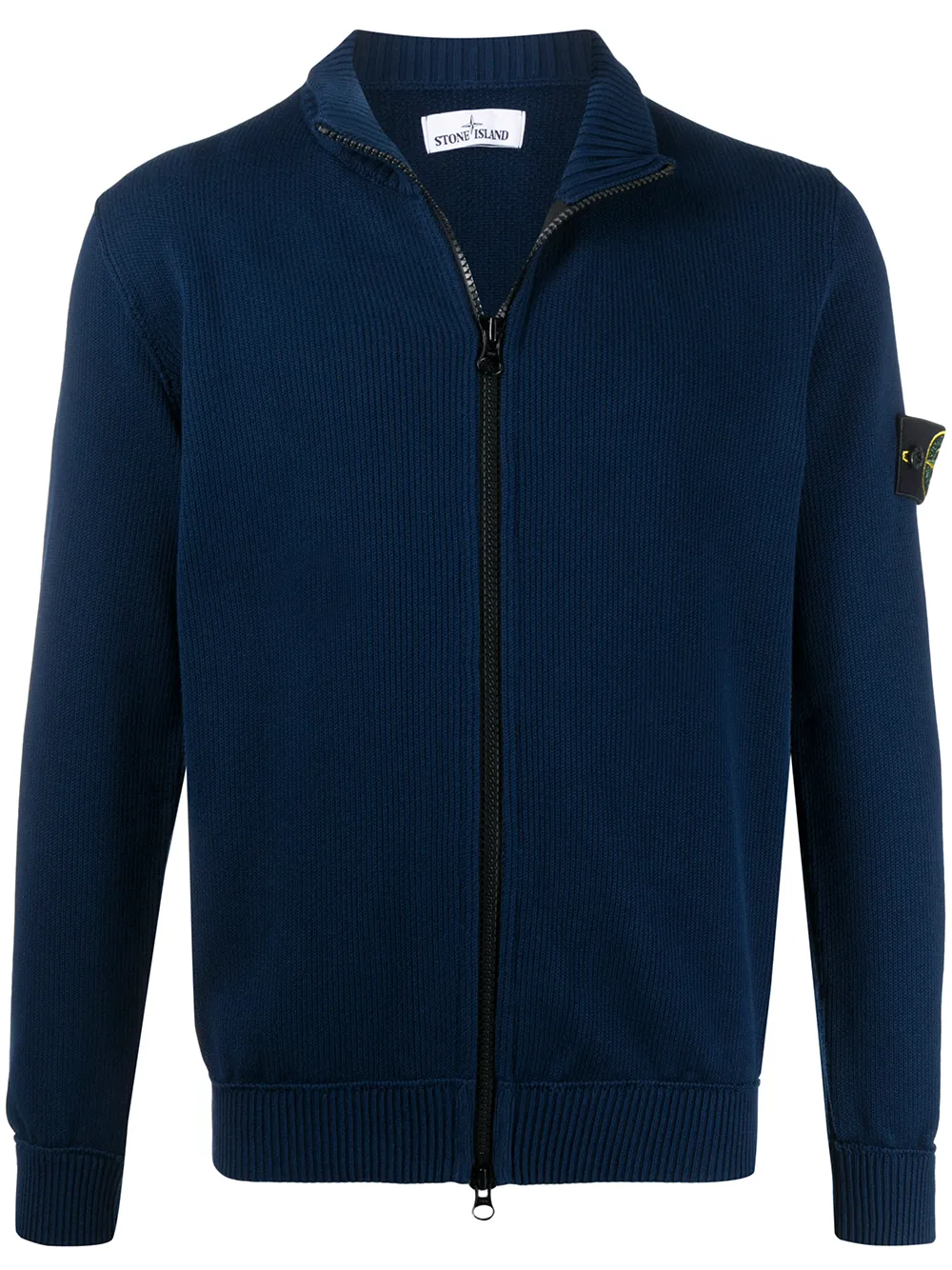 Stone Island кардиган на молнии с нашивкой-логотипом Stone Island кардиган на молнии с нашивкой-логотипом