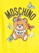 Moschino Kids بلاي سوت بخصر برباط وشعار دب