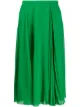 Image 1 of Paule Ka pleat-insert A-line midi skirt