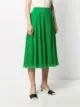 Paule Ka pleat-insert A-line midi skirt