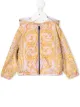 الصورة 1 من Young Versace جاكيت بغطاء رأس وطبعة الباروك