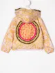 الصورة 2 من Young Versace جاكيت بغطاء رأس وطبعة الباروك